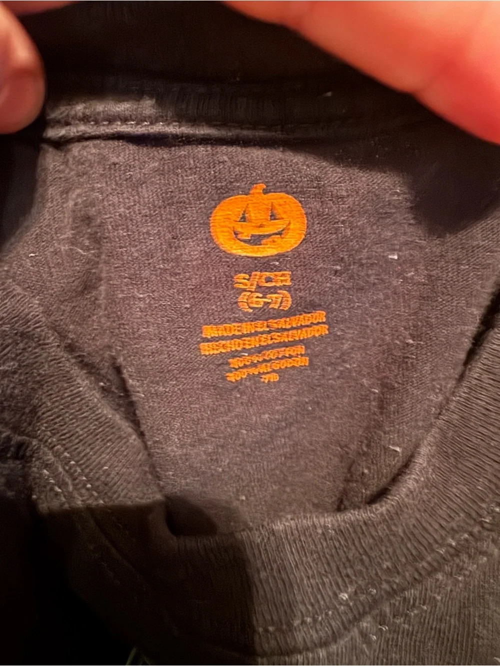 Kids Glow Skeleton Long Sleeve Shirt - Black Green Size 6 7 C5